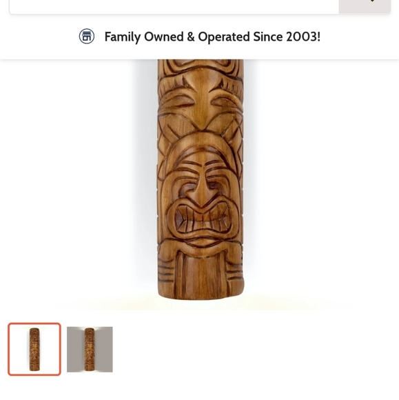 Hand carved totem pole - Picture 7 of 7